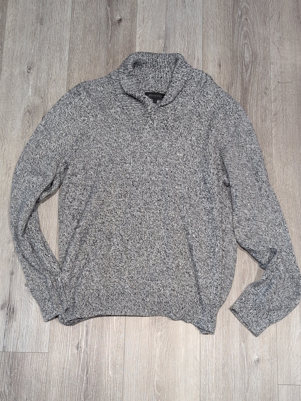 RW&CO. Heather Gray Cowl Neck Sweater